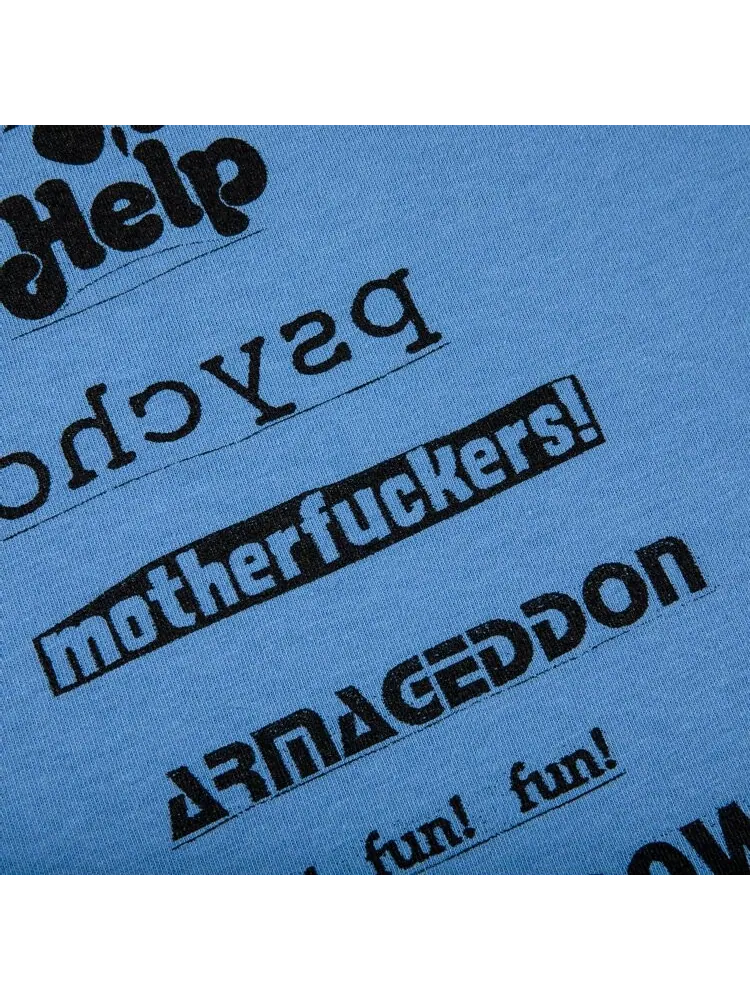 Футболка Supreme No More Shit Tee 'Dusty Light Royal' — изображение 3 из 3, синий