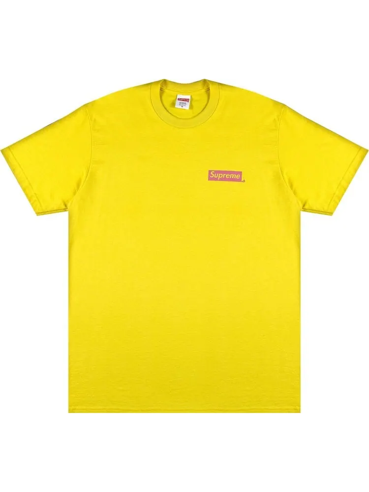 Футболка Supreme No More Shit Tee 'Lemon' — изображение 1 из 3, желтый