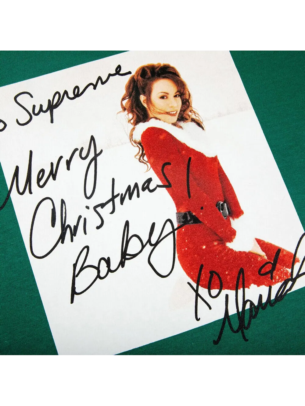 Футболка Supreme Mariah Carey — изображение 2 из 2, зеленый