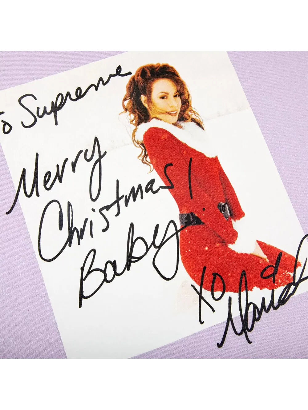 Футболка Supreme Mariah Carey — изображение 2 из 2, фиолетовый