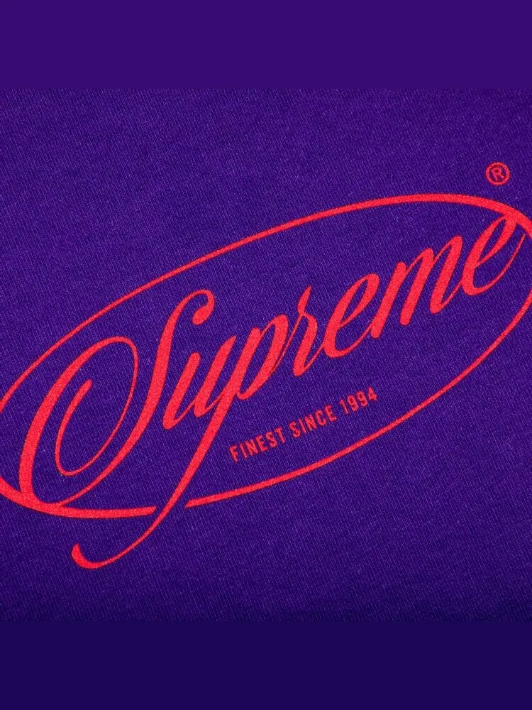 Футболка Supreme Classics Tee 'Purple' — изображение 2 из 2, фиолетовый