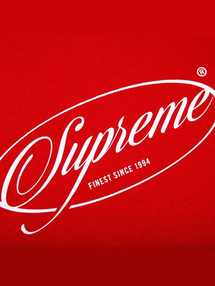 Футболка Supreme Classics Tee 'Red' — изображение 2 из 2, красный