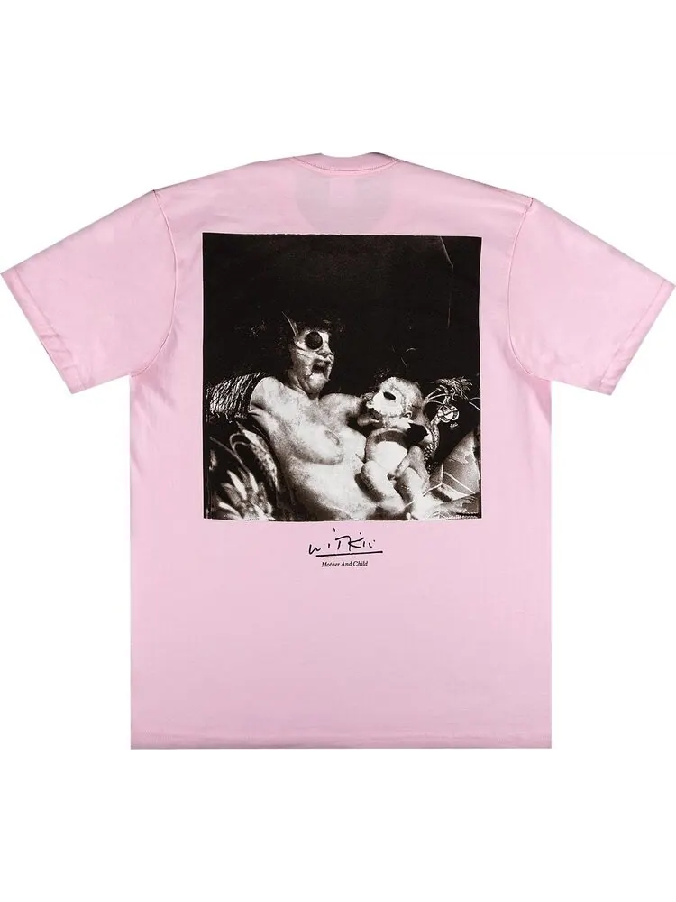 Футболка Supreme x Joel-Peter Witkin Mother And Child Tee 'Light Pink' — изображение 2 из 3, розовый