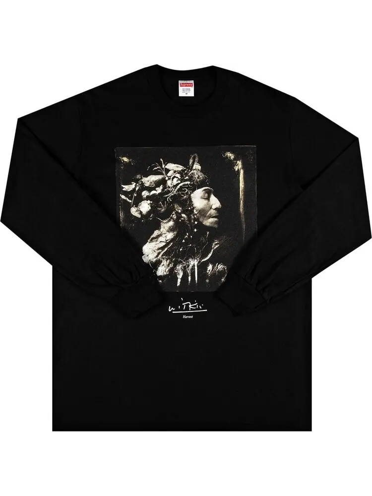Лонгслив Supreme x Joel-Peter Witkin Harvest Long-Sleeve Tee 'Black' — изображение 1 из 2, черный