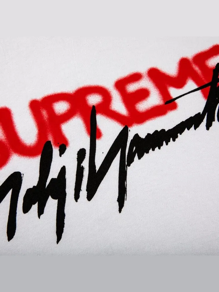 Футболка Supreme x Yohji Yamamoto Logo Tee 'White' — изображение 2 из 2, белый