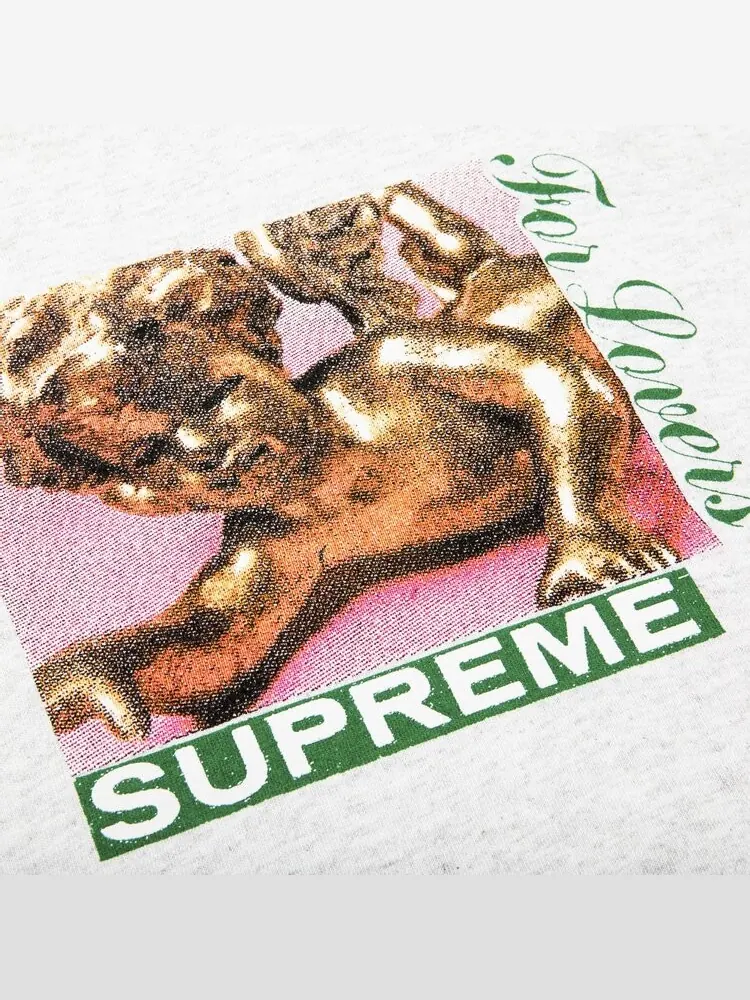 Футболка Supreme Lovers Tee 'Ash Grey' — изображение 2 из 2, серый