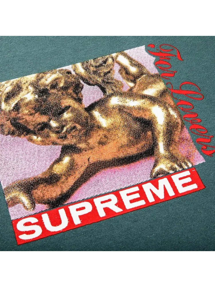 Футболка Supreme Lovers Tee 'Dark Teal' — изображение 2 из 2, бирюзовый
