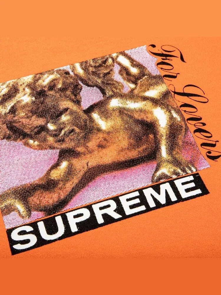 Футболка Supreme Lovers Tee 'Orange' — изображение 2 из 2, оранжевый