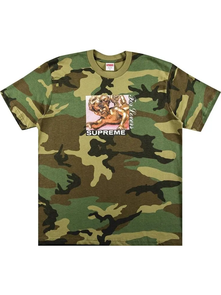 Футболка Supreme Lovers Tee 'Woodland Camo' — изображение 1 из 2, мульти