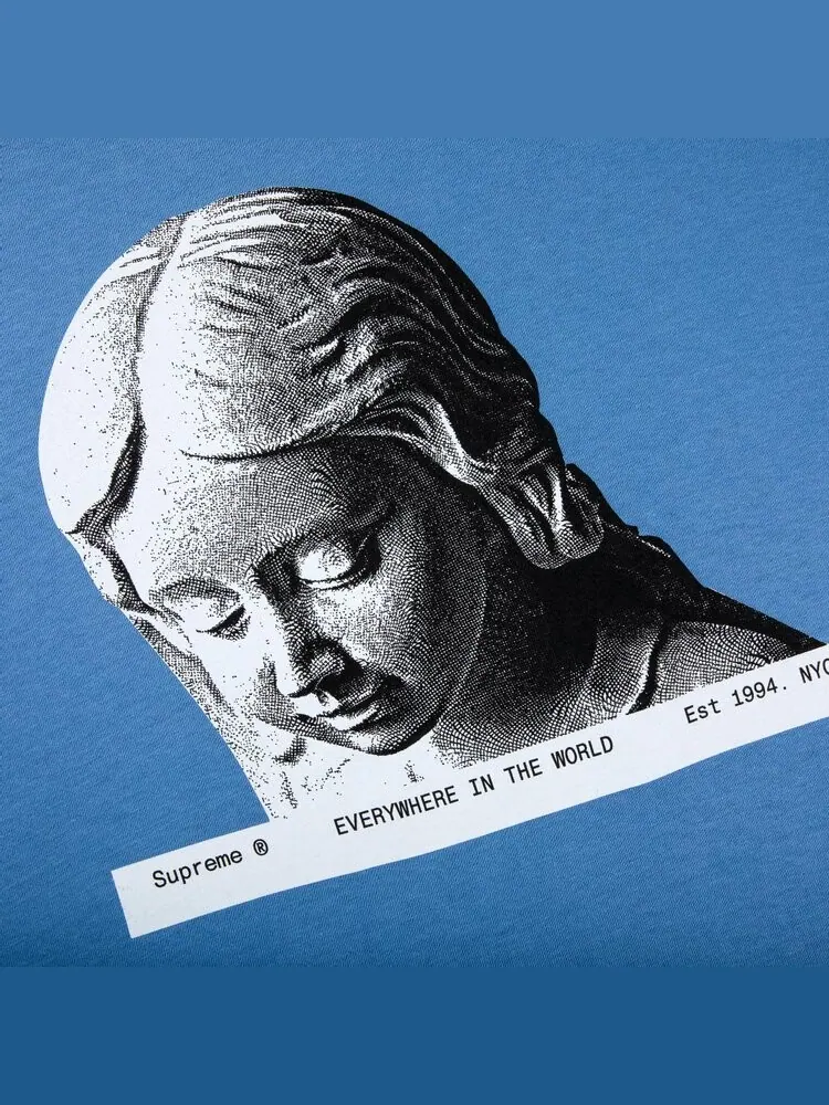 Футболка Supreme Everywhere Tee 'Dusty Light Royal' — изображение 2 из 2, синий