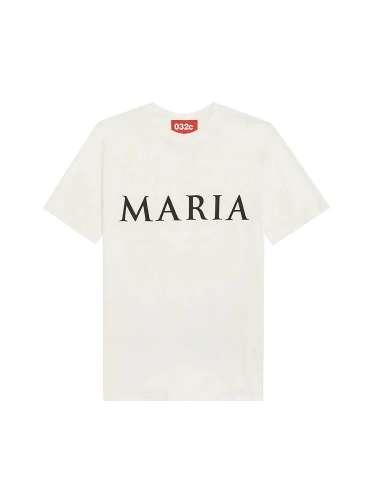 Футболка 032C 3D Maria Tee 'White' — изображение 1 из 2, белый