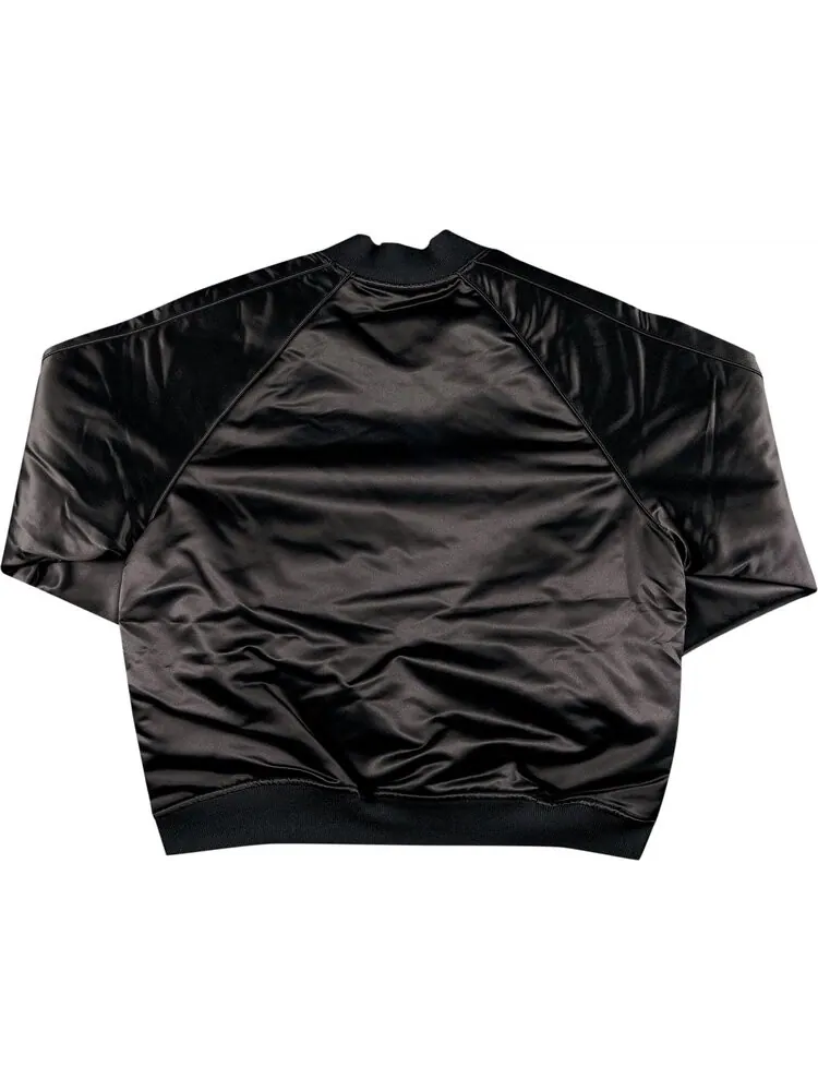 Куртка Supreme x Mitchell & Ness Sequin Logo Varsity Jacket 'Black' — изображение 2 из 3, черный