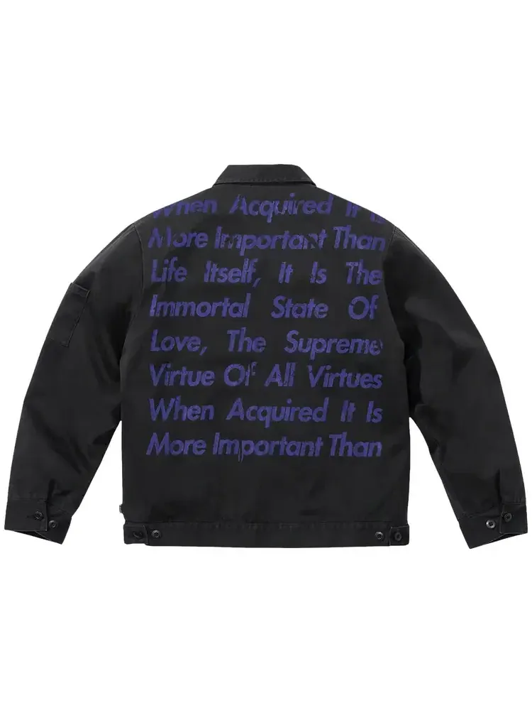 Кожаный бушлат Supreme x Junya Watanabe x Comme des Garçons MAN x Schott — изображение 2 из 2, черный
