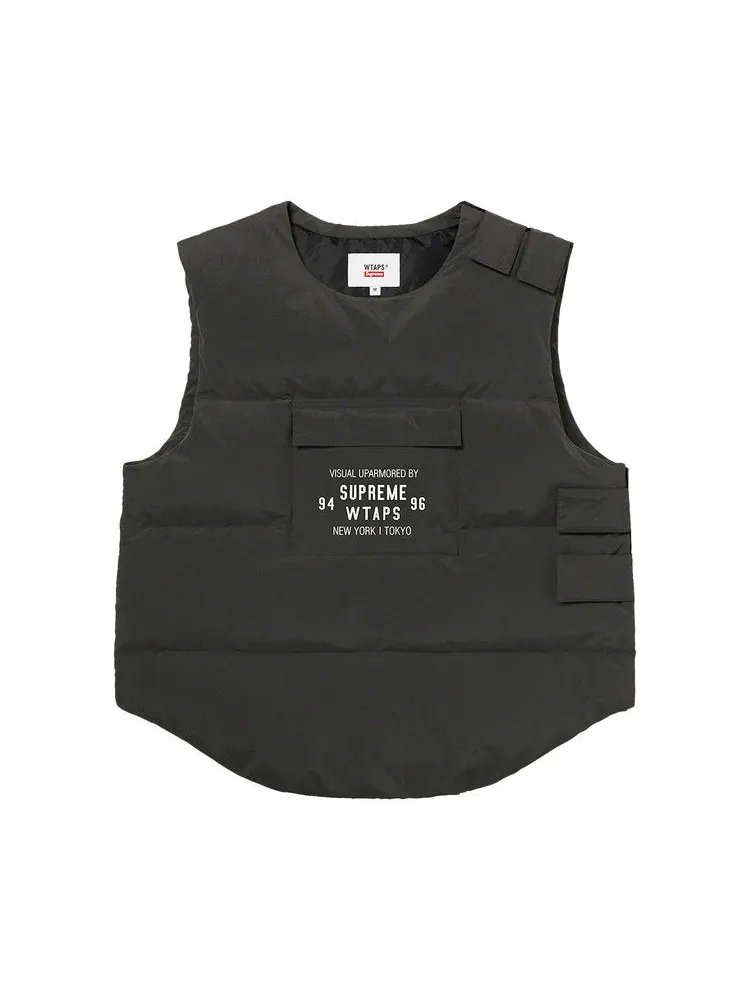 Утепленный жилет Supreme x WTAPS Tactical Down Vest — изображение 1 из 1, черный