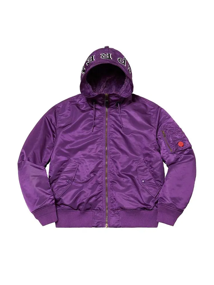 Куртка Supreme Hooded MA-1 — изображение 1 из 2, фиолетовый