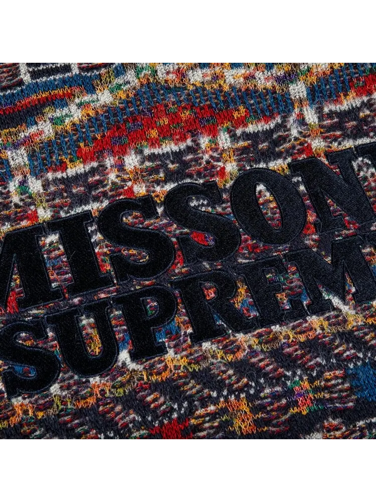 Куртка Supreme x Missoni Reversible Knit Jacket Navy — изображение 3 из 3, синий