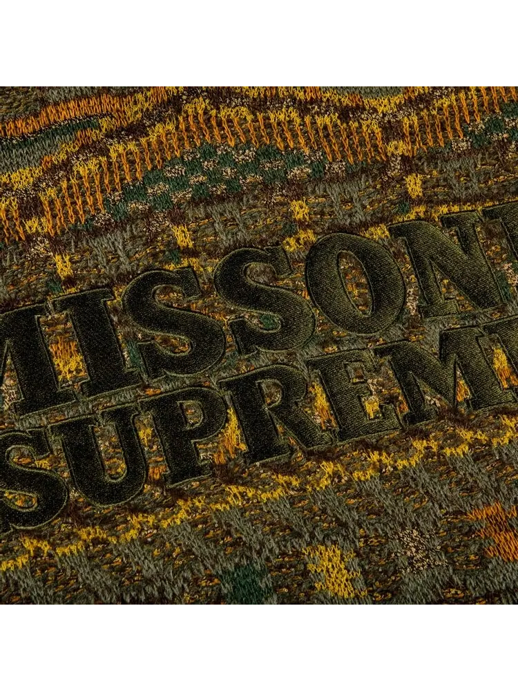 Куртка Supreme x Missoni Reversible Knit Jacket 'Olive' — изображение 3 из 3, зеленый