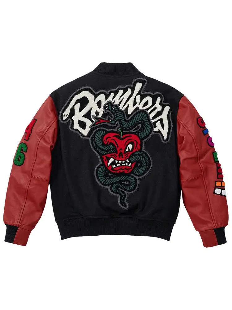 Куртка Supreme x WTAPS Varsity Jacket — изображение 2 из 2, черный