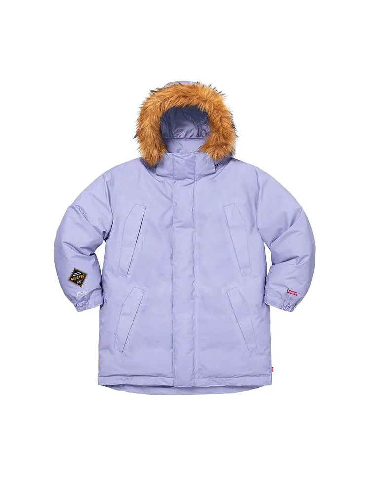 Парка Supreme GORE-TEX 700-Fill Down Parka 'Light Purple' — изображение 1 из 2, фиолетовый