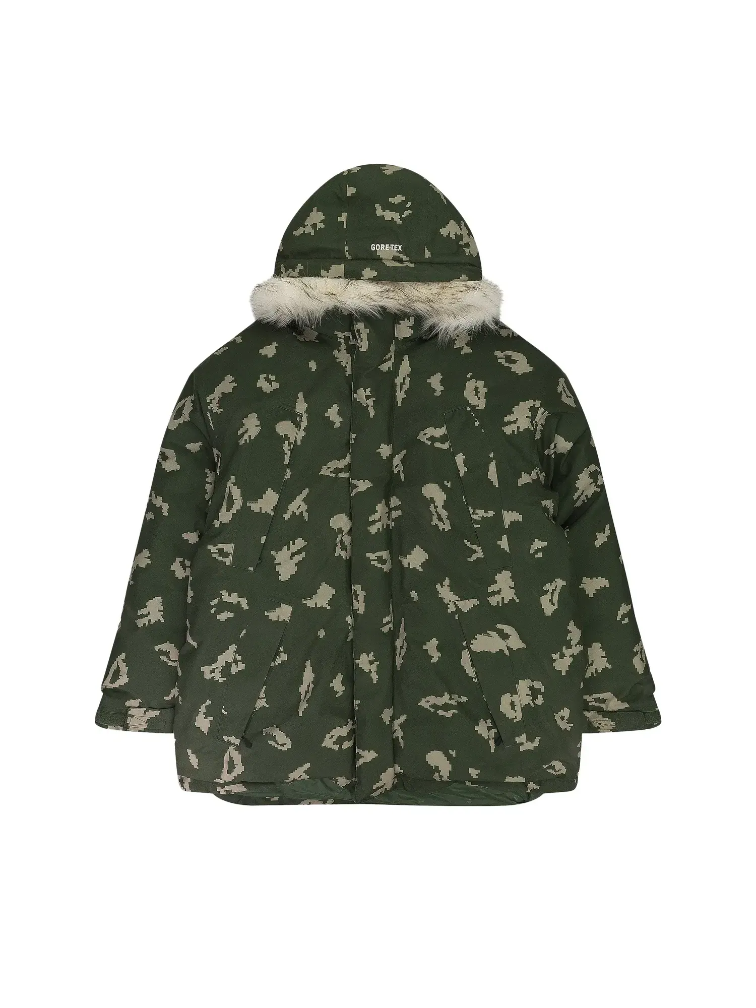 Пуховая парка Supreme GORE-TEX 700-Fill — изображение 1 из 1, оливковый