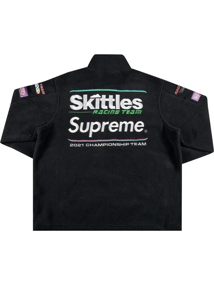 Куртка Supreme x Skittles x Polartec Jacket 'Black' — изображение 1 из 2, черный