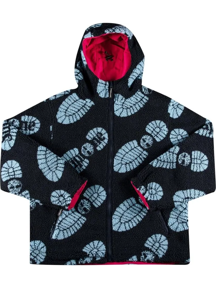 Куртка Supreme x Timberland Reversible Ripstop Jacket 'Burgundy' — изображение 3 из 5, красный