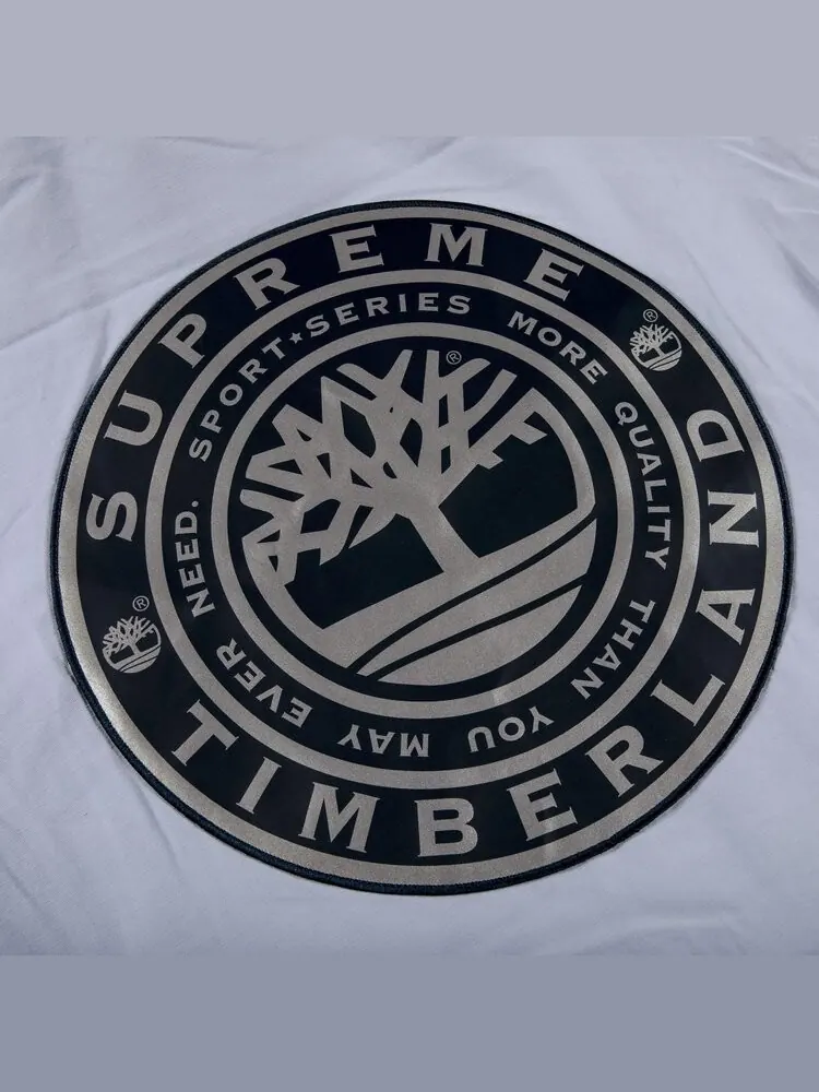Куртка Supreme x Timberland Reversible Ripstop Jacket 'Dusty Blue' — изображение 5 из 5, синий