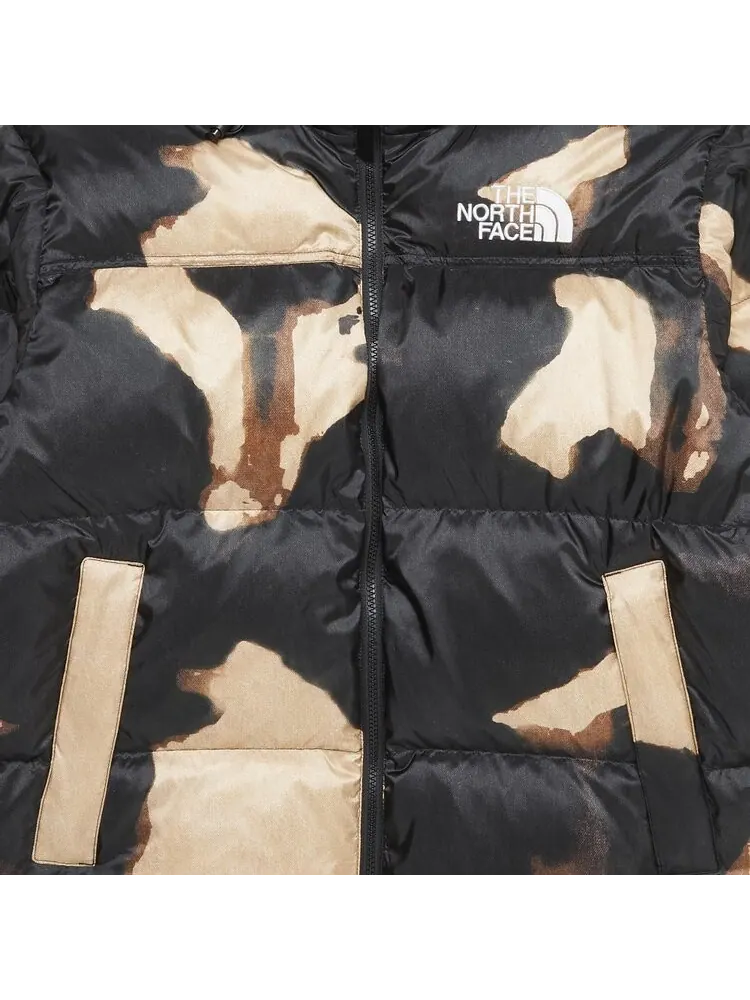 Куртка Supreme x The North Face Bleached Denim Print Nuptse Jacket 'Black' — изображение 3 из 3, черный
