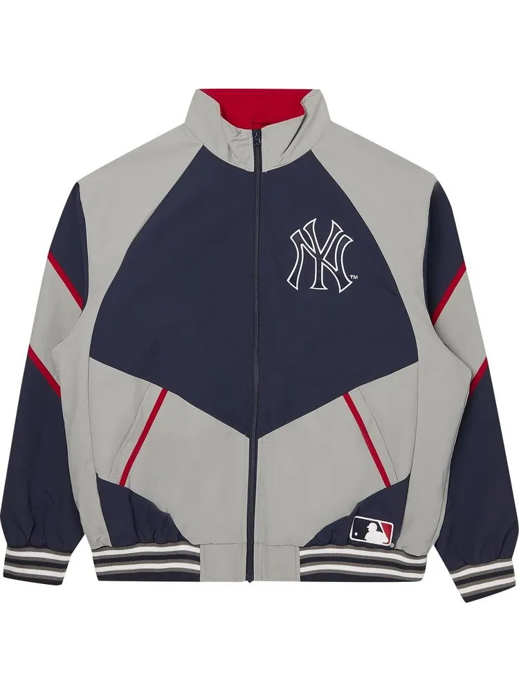 Куртка Supreme x New York Yankees Track Jacket Navy — изображение 1 из 3, синий
