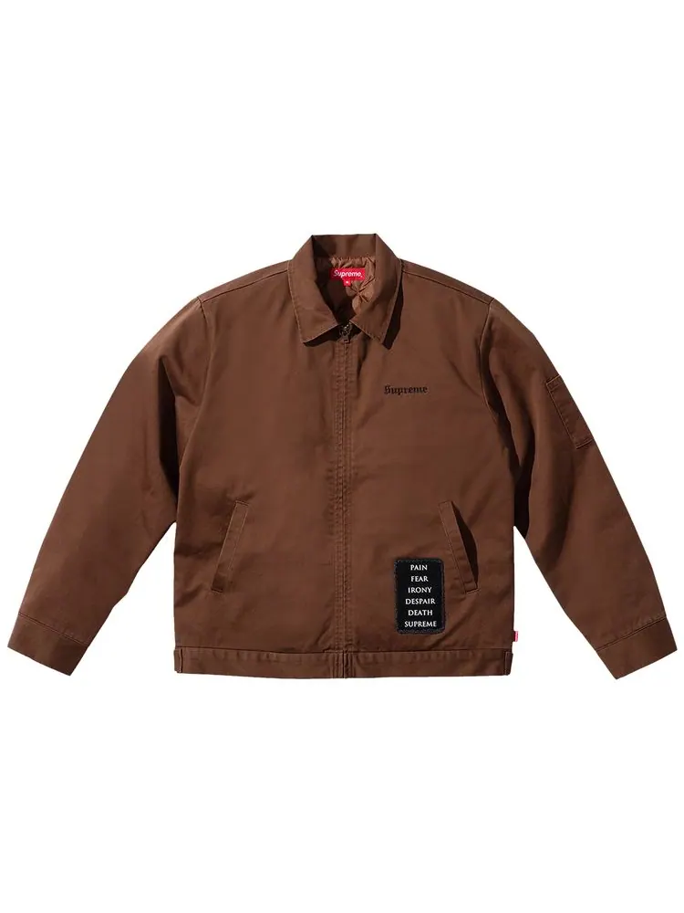 Куртка Supreme x The Crow Work Jacket 'Brown' — изображение 1 из 2, коричневый