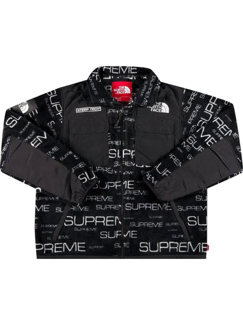 Куртка Supreme x The North Face Steep Tech Fleece — изображение 1 из 3, черный