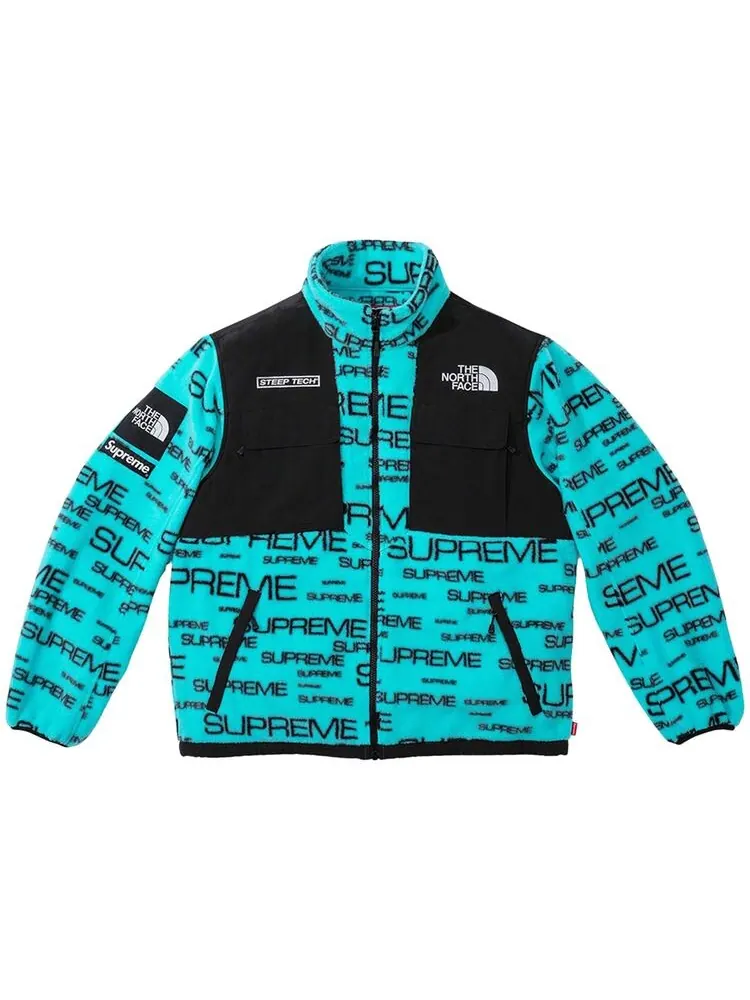 Куртка Supreme x The North Face Steep Tech Fleece Jacket Teal — изображение 1 из 1, бирюзовый