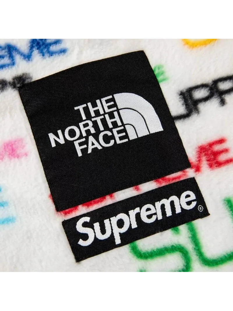 Куртка Supreme x The North Face Steep Tech Fleece — изображение 3 из 3, белый