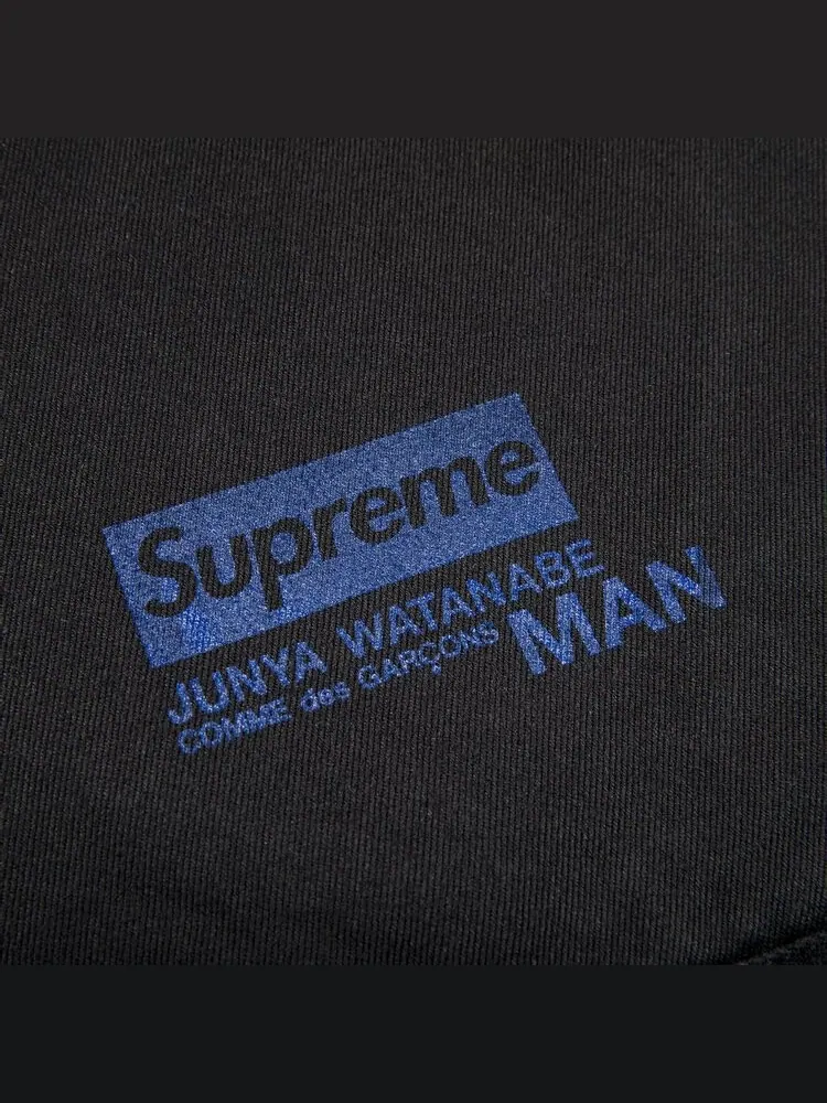 Куртка Supreme x Junya Watanabe x Comme des Garçons MAN Printed Work Jacket 'Black' — изображение 3 из 3, черный