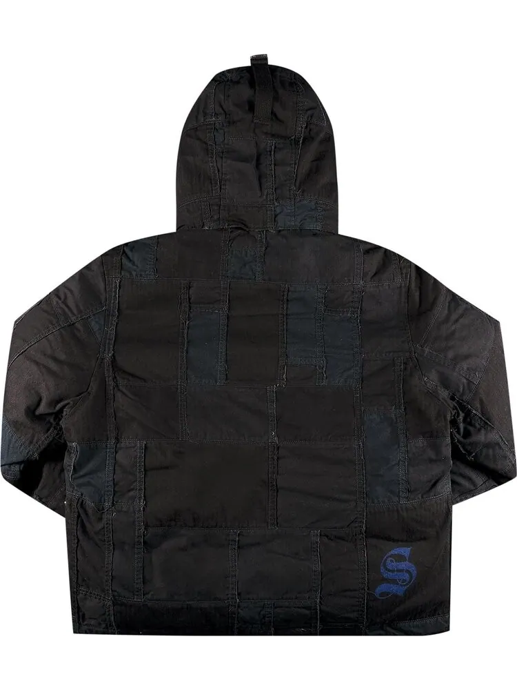 Куртка Supreme x Junya Watanabe x Comme des Garçons MAN Patchwork Puffy Jacket 'Black' — изображение 2 из 3, черный