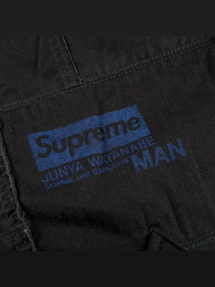 Куртка Supreme x Junya Watanabe x Comme des Garçons MAN Patchwork Puffy Jacket 'Black' — изображение 3 из 3, черный