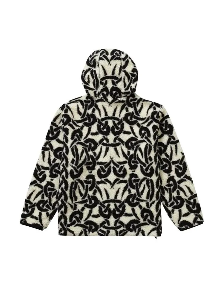 Куртка Supreme Celtic Knot Reversible WINDSTOPPER Fleece Hooded Jacket Stone — изображение 1 из 1, серый