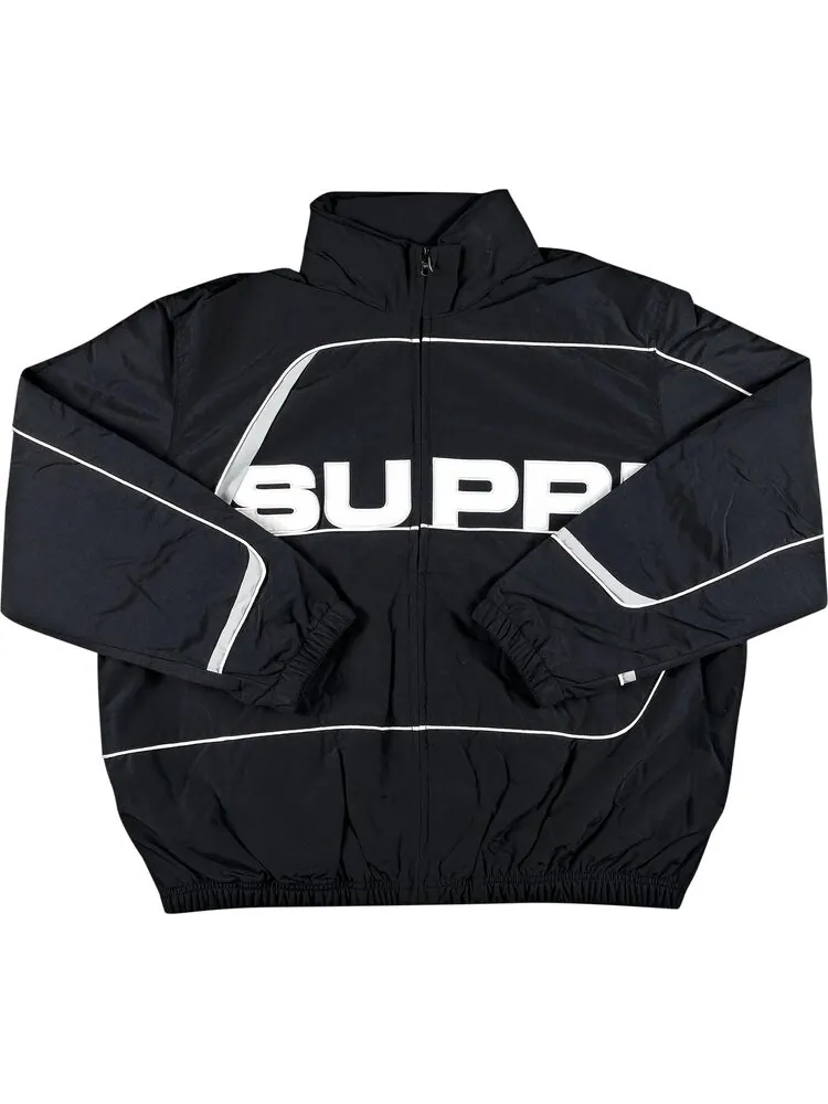 Куртка Supreme S Paneled Track Jacket 'Black' — изображение 1 из 3, черный