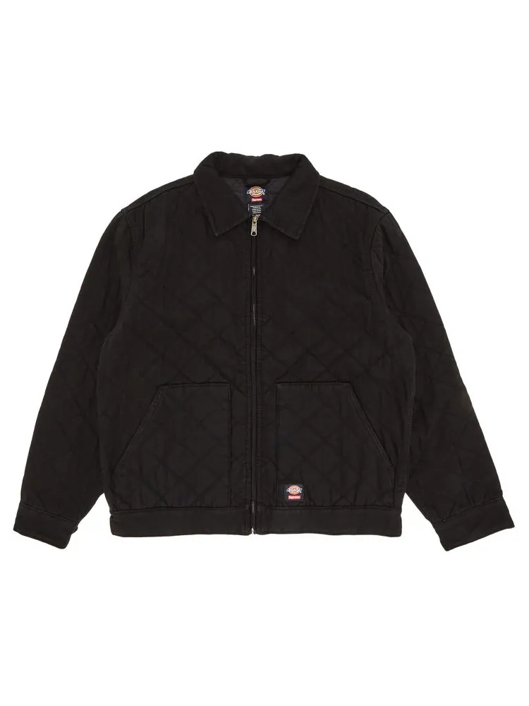 Куртка Supreme x Dickies Quilted Work Jacket 'Black' — изображение 1 из 3, черный