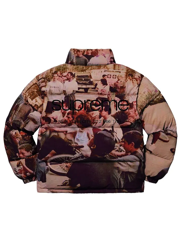 Куртка Supreme Lafayette Reflective Down Jacket 'Multicolor' — изображение 2 из 2, мульти