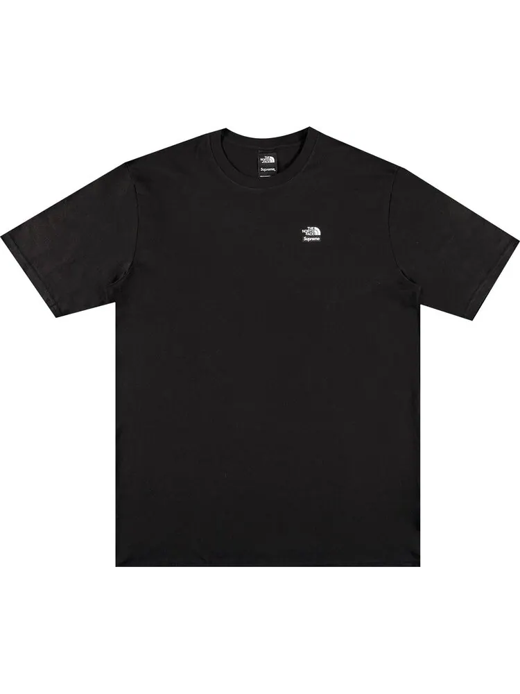 Футболка Supreme x The North Face Mountains Tee 'Black' — изображение 1 из 3, черный