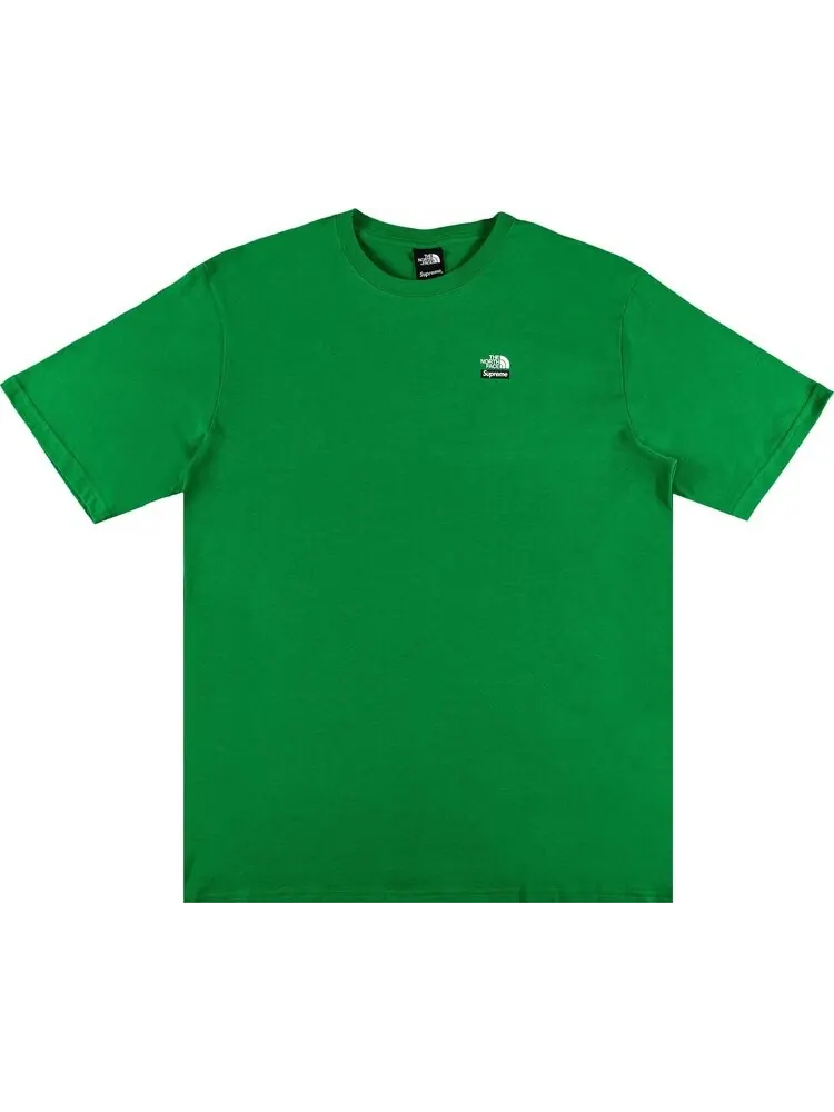 Футболка Supreme x The North Face Mountains Tee 'Green' — изображение 1 из 3, зеленый