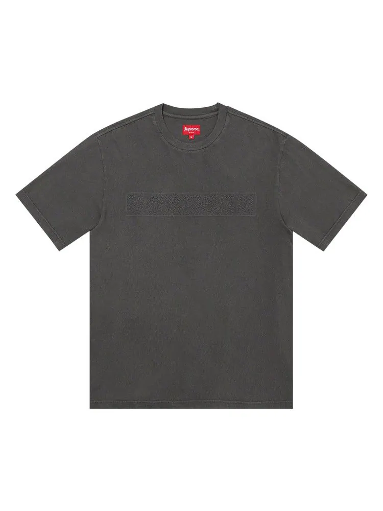 Топ Supreme Embossed Vines Short-Sleeve Top — изображение 1 из 1, черный