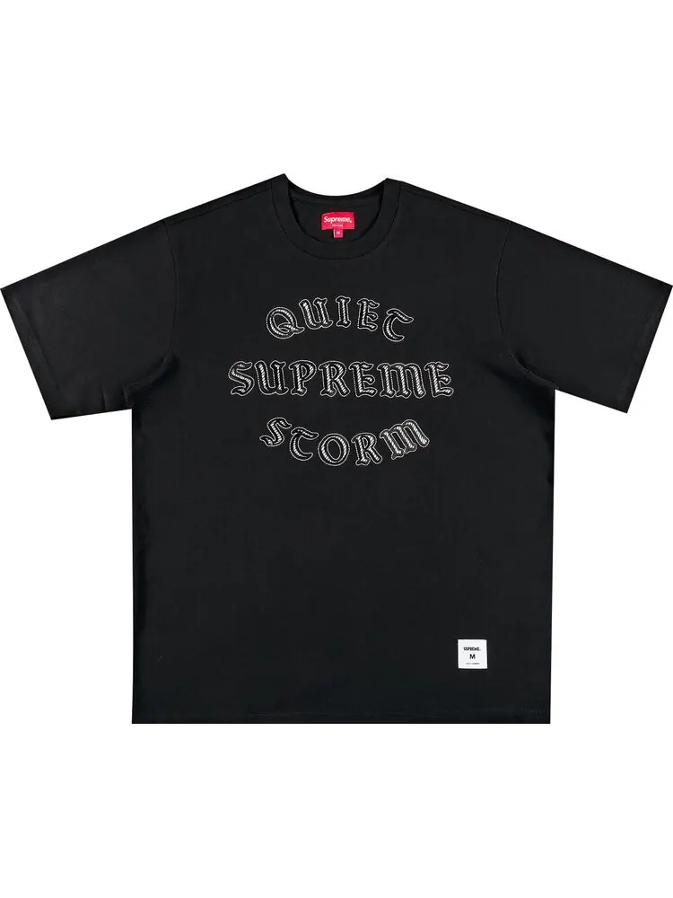 Футболка Supreme Quiet Storm Short-Sleeve Top 'Black' — изображение 1 из 2, черный