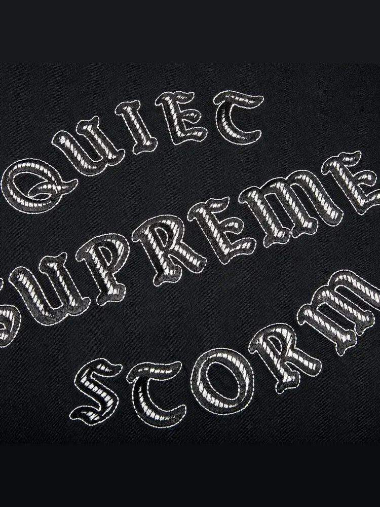 Футболка Supreme Quiet Storm Short-Sleeve Top 'Black' — изображение 2 из 2, черный