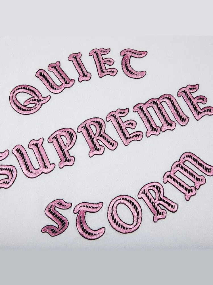 Футболка Supreme Quiet Storm Short-Sleeve Top 'White' — изображение 2 из 2, белый