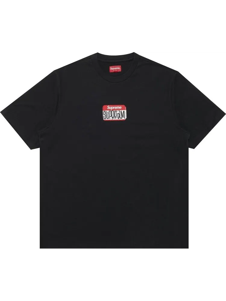 Футболка Supreme Gonz Nametag Short-Sleeve Top 'Black' — изображение 1 из 3, черный