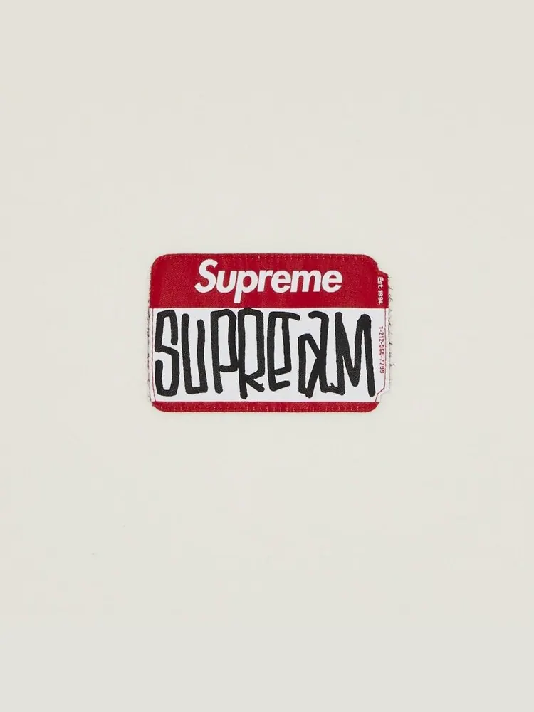 Футболка Supreme Gonz Nametag Short-Sleeve Top 'Natural' — изображение 3 из 3, бежевый