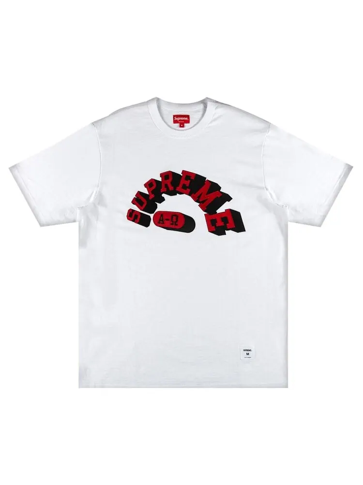 Футболка Supreme Alpha Omega Short-Sleeve Top 'White' — изображение 1 из 2, белый