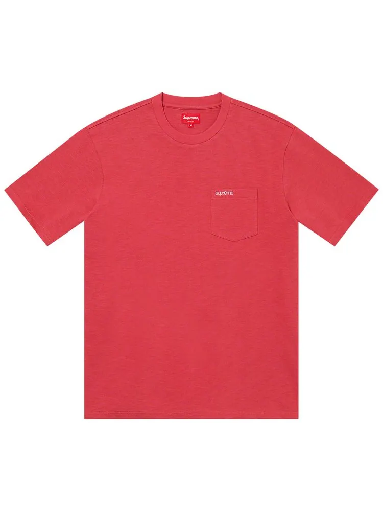 Футболка Supreme Short-Sleeve Pocket Tee 'Red' — изображение 1 из 1, красный